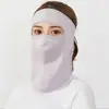 Mascarilla de Verano de Seda de Hielo Protector Solar Protección Cuello Largo Bolsa Cara Completa Nueva Mascarilla Ciclismo Mascarilla Protección Cuello