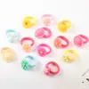 Anillos para el pelo amigables para niños, Gomas elásticas de alta elasticidad para niñas, Gomas de tamaño de pulgar para niñas pequeñas, Gomas para el pelo de bebé