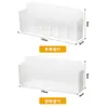 Caja de almacenamiento para gabinete con espejo, organizador de cosméticos, mascarillas faciales y labiales para montar en la pared, gadget para el baño, estante de almacenamiento detrás de la puerta del gabinete del baño