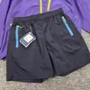 Pantalones Cortos de Seda Helada Naranja Dopamina para Hombre Verano Delgados con Cremallera Secado Rápido Ropa de Trabajo Pantalones de Cinco Puntos Pantalones para Deportes de Montaña al Aire Libre