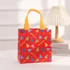 Sacolas de Compras Não Tecidas Transfronteiriças, Sacolas Coloridas para Embalagem de Presentes, Lembrancinhas de Festa de Aniversário