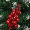 Layout do Local de Natal Fruta Artificial Cordão de Frutas Vermelhas Recortes Decorações de Árvore de Natal Artesanato Acessórios DIY