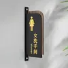 Señales Acrílicas para Baños de Hombres y Mujeres, Señales para Puertas de Baños de Hoteles y Restaurantes, Señales de Baño de Doble Cara
