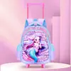 Mochila Escolar con Ruedas de Spider-Man para Estudiantes de Primaria y Niños de 6 a 12 Años, Carrito Escolar con Ruedas para Jardín de Infancia
