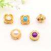 Arenas Antiguas Oro Estilo Nepal Accesorios Artesanía diy Joyería Hecha a Mano Pulsera Pulsera Hebra Accesorios Cuentas Cuentas