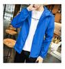 Entrega de uma peça verão estilo coreano moderno fino jaqueta masculina bonito casual wear estudante all-match trench coat