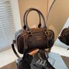 Bolsa de Baseball de Mão para Mulheres, Bolsa de Ombro Versátil Retro Tendência, Bolsa Casual de Luxo de Nicho Outono e Inverno 2026 para Mulheres