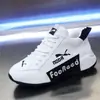 Zapatos de Hombre al por Mayor Transfronterizos, Zapatos Blancos Transpirables para Pareja de Hombres y Mujeres, Zapatos Casuales de Cuero Estilo Coreano 2025, Zapatillas de Correr para Hombre de Moda, Zapatos para Mujer