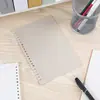 Cuaderno Desmontable de Hojas Sueltas B5 Amigable con la Mano Espiral Simple para Estudiantes Universitarios, Estudiantes de Secundaria y Estudiantes de Preparatoria
