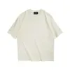 Nueva Camiseta para Hombre de Sorona 260g Hilo Doble de 30 Hilos, Talla Grande, Cuello Redondo, Triple Protección, Manga Corta, Hombro Caído, Casual y Moderna