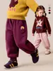 Macacão de Lã Tongbei Roupa Infantil 26 Inverno Novo Calça Casual Infantil Antiestática Versátil Casual Quente