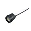 Portalámparas tipo T E27 bombilla LED cabezal de lámpara impermeable luz colgante bayoneta de PVC enchufe de tornillo de interruptor doméstico portalámparas resistente a la temperatura