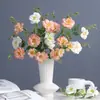 Flores de Rosa Artificiales, Flores Falsas para Salón de Bodas Decoración Suave, Arreglos de Flores de Rosa, Marcadores de Camino Decorativos, Arreglos Florales para Paisajismo, Adornos de Arte Floral