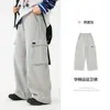 Calça Esportiva Cargo de Pernas Retas para Meninos, Outono, Uso Externo, Novo Estilo 2026 para Alunos do Ensino Fundamental, Calças Largas Soltas Infantis, Tendência