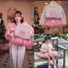 Ningli Roupa de Tricô Colorida Estilo Coração para Meninas Roupas Infantis Coreanas Novo Estilo de Inverno Moda Doce para Meninas