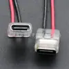 Apenas carregamento, sem transferência de dados, moldagem por injeção transparente Tipo-C, conexão de energia interna para pequenos eletrodomésticos, base de energia com porta USB-C