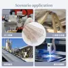 Venta Directa de Fábrica Manguera Telescópica de Alambre de Acero PU Espesado Manguera de Alambre de Acero Recubierto de Cobre Tubería Transparente de Vacío y Extracción de Humo Manguera de Alambre de Acero PU