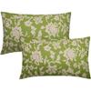 Fronha Floral Retrô Mais Vendida Transfronteiriça Almofada Creme Estilo Country Amazon Almofada Decorativa para Sofá de Casa Mesinha de Cabeceira