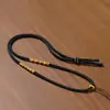 Cordón para Collar Nudo de Dragón Semiacabado Joyería Tejida Hecha a Mano Cadena para Colgante de Jade Juguete Cultural Collar
