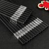 10 Pares de Palillos de Aleación En Caja para Uso Doméstico, Antideslizantes, Vajilla de Juego Familiar Resistente al Calor Estilo Japonés, No Propensos al Moho, Palillos de Hotel