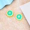 Arcilla Suave Simulada Fruta Comida Juguete Rebanadas Grandes DIY Accesorios de Joyería Material de Relleno Colgante Adorno Colgante