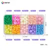 Caja de 10 Compartimentos Collar Hecho a Mano Pulsera DIY Kit para Ensartar Accesorios de Joyería para Ensartar Pulseras Cuentas