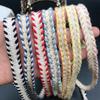 1.2cm Encaje de Cinta de Hilo Dorado Pequeño y Fragante Accesorios Decoración para Ropa Bolsas Material Trenza Venta Directa de Fábrica Mayorista