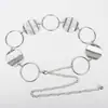 Anel Feminino de Alta Qualidade Novo Cinto Casual Corrente de Metal com Saia Decorativa Acessórios de Corrente para Cintura de Vestido