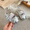 Encaje Estilo Ballet Hada Niña 2026 Verano Nuevas Sandalias Estilo Mori Moda Antideslizantes Moño Zapatos de Princesa Modernos