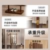 Colgador de Piso de Madera Maciza Hotel Caja Luz Colgador de Lujo Ligero Estante de Secado Interior Doméstico Perchero Multifuncional para Dormitorio