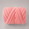 Suministro Especial Transfronterizo de Hilo Cardado de Terciopelo de Cristal 3cm Manta Hecha a Mano DIY Hilo Grueso Hilo para Cojín Tiras de Tela Hilo para Cama de Gato