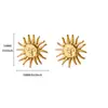 Venta directa de fábrica transfronteriza explosivos aretes de acero inoxidable lindos geométricos serie oceánica estrella de mar no se decoloran aretes al por mayor