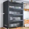 Nuevo Estante de Almacenamiento para Cocina, Gabinete de Almacenamiento de Múltiples Niveles de Pie, Multifuncional para Horno de Microondas, Aparador, Alacena, Gabinete de Almacenamiento