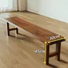 Banco Largo de Madera Maciza, Banco Largo Simple y Casual, Banco Moderno para Cambiar Zapatos en Casa, Silla de Comedor para Restaurante de Fideos, Banco Largo, Banco de Té
