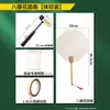 Kit de Ferramentas para Tingimento e Esfregamento de Plantas Pacote de Materiais Leque Redondo Pacote de Lona Impressão e Tingimento Esfregamento Alúmen Agente Fixador de Cor