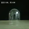 Flor Eterna Transparente Acrílico Pet Plástico Capa Semicircular Vidro Capa Artesanato DIY Manual Acessórios Atacado
