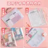 Bolsa Transparente de Malha com Zíper de PVC Bolsa para Armazenamento de Dados de Provas de Aluno Bolsa para Documentos A4 Bolsa para Documentos Impermeável Espessada