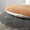 Cojín redondo de pana grueso, extraíble y lavable, cojín para silla de ratán, cojín redondo para taburete, cojín para silla, color sólido, antideslizante, entrega de fábrica