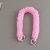Distintivo Colgante Llavero Bolso de Felpa Otoño e Invierno Cálido Correa de Muñeca para Teléfono Móvil Muñeca de Bolso de Moda Accesorios Colgantes de Muñeca