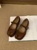 Chegada Nova Outono 2026 Celebridade da Internet Dedos Separados Estilo Ballet Sapatos de Treino Alemães Femininos Preto Solado Plano Tira Única Casual Moda