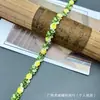 Huwai Novo Solúvel em Água Bordado Gradiente Colorido Flor Acessórios Sapatos, Chapéus, Bolsas, Acessórios para Roupas Femininas Atacado