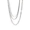 Accesorios Coreanos Collar Brillante Cielo Estrellado para Mujer, Cadena de Clavícula Estrellada Centelleante, Cadena de Hueso de Serpiente de Alta Gama, Cadena de Cuello de Moda Tendencia