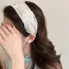 Diadema con Diseño de Corona Alta para Hacer que el Rostro Parezca Más Pequeño, Lujo Ligero, Antideslizante, Tejido, Patrón de Cuadros y Lunares, Sensación de Alta Gama para Adultos y Mujeres Jóvenes