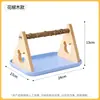 Percha para Loros Chios para Defecar en un Punto Fijo, Juguete Mordedor Pequeño para Periquito Sol, Accesorios para Jaulas de Pájaros