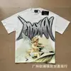 25 Venta al por mayor transfronteriza Tendencia de Belleza Emoción Mixta Serie de Diamantes Calientes Camisetas Sueltas de Manga Corta High Street Hip-Hop para Hombres y Mujeres en