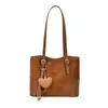 Bolsa Tote Simples de Grande Capacidade Feminina 2026 Outono Novo Estilo Moda Estilo Coreano Casual para o Trabalho Ombro Único Axila Bolsa Feminina