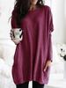 Amazon ebay AliExpress wish nueva camiseta de manga larga casual con bolsillo top ropa de mujer