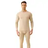 Conjunto de Ropa Interior Térmica para Hombre Doble Cara De Rong Ropa de Otoño y Pantalones A Prueba de Frío Calentador Ropa de Dormir Capa Base Conjunto Completo