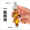 Botella de Spray Rodante de Doble Cabezal de 10 ml al por Mayor Botella Cilíndrica Transparente para Perfume Cosméticos Botella de Vidrio Esmerilado