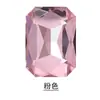 Al por mayor En stock Fondo Puntiagudo Rectangular Octagonal Pedrería Cristal de Vidrio Mahjong Accesorios para Joyería DIY Funda de Teléfono Pedrería